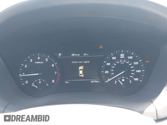 2019 Genesis G80 Sport with VIN KMTFN4JB5KU326120, listed as a IAAI auction lot 42317184 with 35,794 mi miles and . Bid and sale history available at DreamBid. Image 7.