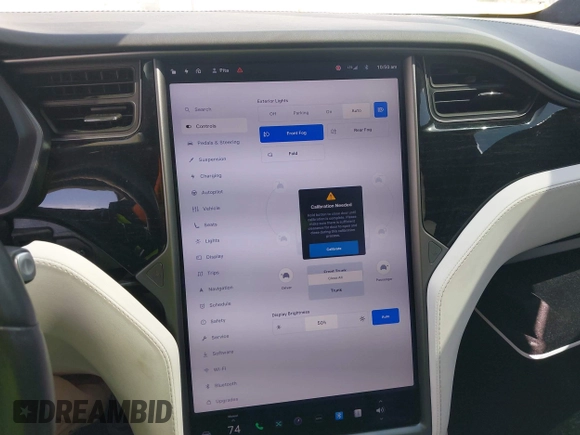 2021 Tesla Model X Long Range Plus with VIN 5YJXCBE23MF321243, listed as a IAAI auction lot 42100580 with 59,878 mi miles and . Bid and sale history available at carsss.com. Image 18.