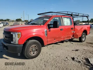 2019 Ford Super Duty F-250 SRW XL with VIN 1FT7W2A62KEC15283, listed as a Copart auction lot 83640544 with 170,009 mi miles and Salvage Title. Bid and sale history available at carsss.com. Image 1.