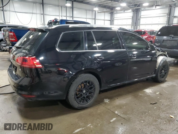2015 Volkswagen Golf SportWagen TDI S with VIN 3VWCA7AU0FM500229, listed as a Copart auction lot 45293695 with 94,135 mi miles and Salvage Title. Bid and sale history available at carsss.com. Image 3.