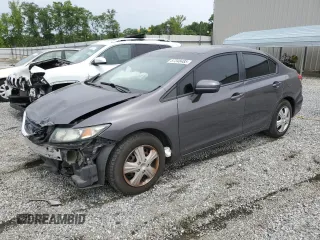 2015 Honda Civic LX z VIN 19XFB2F5XFE245214, wystawiony jako Copart lot #57348485 z przebiegiem 138 537 mil mil oraz Szkoda całkowita • Salvage title. Historia ofert i sprzedaży dostępna na DreamBid. Obrazek 1.