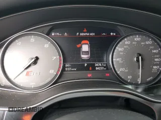 2018 Audi S6 Premium Plus with VIN WAUFFAFC5JN042424, listed as a Copart auction lot 61953444 with 84,237 mi miles and Salvage Title. Bid and sale history available at carsss.com. Image 9.