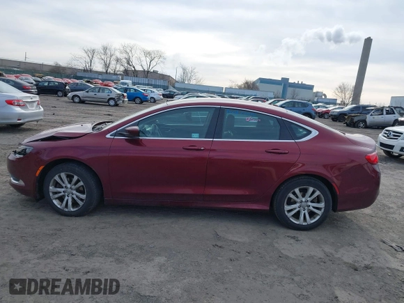 2015 Chrysler 200 Limited with VIN 1C3CCCAB5FN724790, listed as a IAAI auction lot 41602194 with 93,708 mi miles. Bid and sale history available at carsss.com. Image 15.
