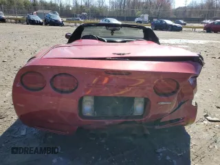 2002 Chevrolet Corvette with VIN 1G1YY32GX25100614, listed as a Copart auction lot 49794205 with 95,008 mi miles and Salvage Title. Bid and sale history available at carsss.com. Image 6.