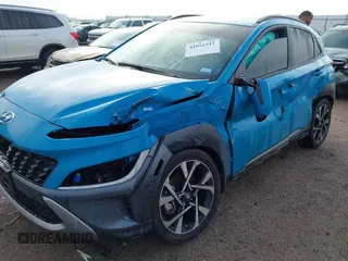 2023 Hyundai Kona Limited with VIN KM8K53A30PU981322, listed as a IAAI auction lot 41051511 with 41,003 mi miles. Bid and sale history available at carsss.com. Image 6.