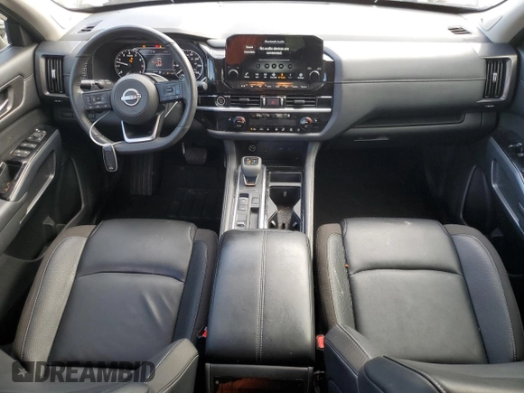 2024 Nissan Pathfinder SL with VIN 5N1DR3CB7RC243155, listed as a Copart auction lot 49779345 with 31,002 mi miles and Salvage title. Bid and sale history available at DreamBid. Image 8.