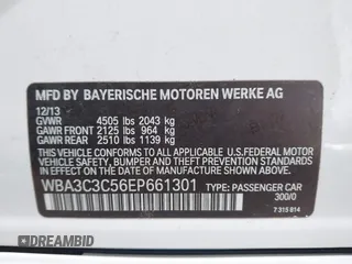 2014 BMW 3 Series 320i xDrive с VIN WBA3C3C56EP661301, выставлен на аукционе IAAI как лот 41673054 с пробегом 78 741 миль миль и . История ставок и продаж доступна на DreamBid. Изображение 9.