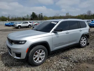 2021 Jeep Grand Cherokee Limited with VIN 1C4RJKBG0M8130202, listed as a Copart auction lot 55281825 with 51,208 mi miles and Salvage Title. Bid and sale history available at DreamBid. Image 1.