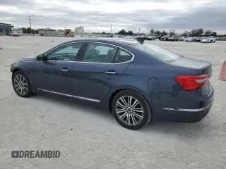 2014 Kia Cadenza Premium with VIN KNALN4D78E5123839, listed as a Copart auction lot 41669625 with 74,573 mi miles and Salvage Title. Bid and sale history available at carsss.com. Image 2.