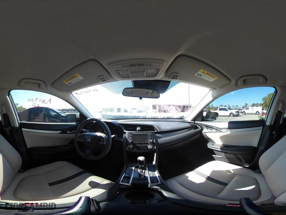 2019 Honda Civic Sedan LX with VIN 2HGFC2F60KH515136, listed as a IAAI auction lot 41794716 with 57,747 mi miles. Bid and sale history available at carsss.com. Image 19.