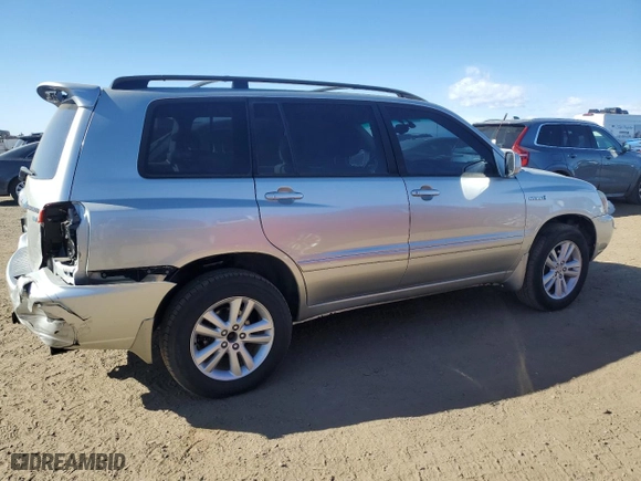 2006 Toyota Highlander Hybrid with VIN JTEEW21A460019050, listed as a Copart auction lot 49583945 with 145,646 mi miles and Salvage Title. Bid and sale history available at carsss.com. Image 3.