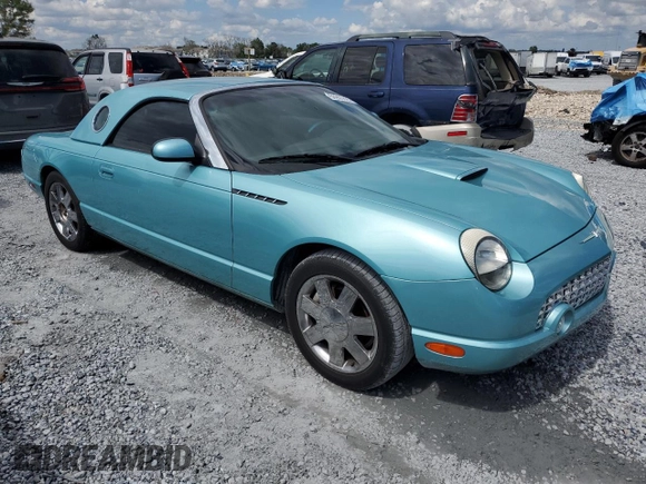 2002 Ford Thunderbird Hardtop Premium z VIN 1FAHP60A72Y104943, wystawiony jako Copart lot #56905825 z przebiegiem 138 244 mil mil oraz Szkoda całkowita • Salvage title. Historia ofert i sprzedaży dostępna na DreamBid. Obrazek 4.