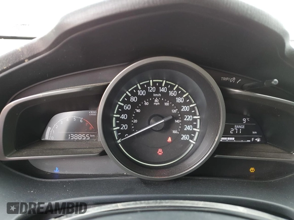 2017 Mazda 3 Grand Touring z VIN JM1BN1W31H1126875, wystawiony jako Copart lot #53517675 z przebiegiem 138 855 mil mil oraz Szkoda całkowita • Salvage title. Historia ofert i sprzedaży dostępna na DreamBid. Obrazek 9.