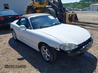 2002 Mazda MX-5 Miata Cloth with VIN JM1NB353X20229356, listed as a IAAI auction lot 42342975 with 94,729 mi miles and . Bid and sale history available at DreamBid. Image 1.