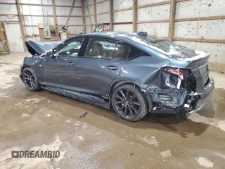 2025 Cadillac CT5 Sport with VIN 1G6DU5RK9S0113510, listed as a Copart auction lot 41773495 with 1,019 mi miles and Salvage Title. Bid and sale history available at DreamBid. Image 2.
