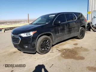 2020 Chevrolet Traverse LS with VIN 1GNERFKW3LJ294161, listed as a Copart auction lot 46523075 with 137,351 mi miles and Salvage Title. Bid and sale history available at carsss.com. Image 1.