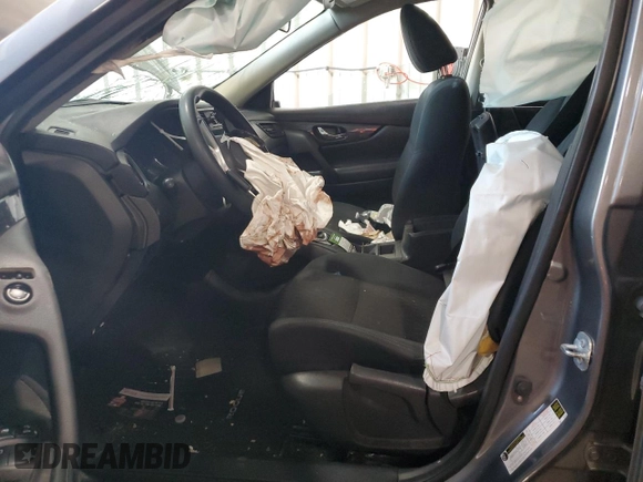 2017 Nissan Rogue SV with VIN KNMAT2MV8HP551180, listed as a Copart auction lot 62375215 with Not provided miles and Salvage title. Bid and sale history available at DreamBid. Image 7.