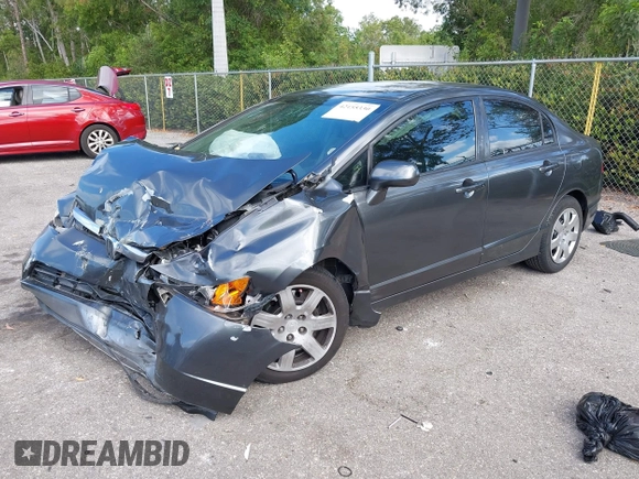 2010 Honda Civic LX with VIN 2HGFA1F58AH561450, listed as a IAAI auction lot 42155330 with 108,569 mi miles and . Bid and sale history available at DreamBid. Image 2.