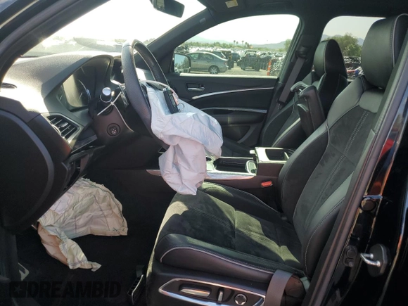2019 Acura MDX Technology with VIN 5J8YD4H05KL011873, listed as a Copart auction lot 60115525 with 47,025 mi miles and Salvage title. Bid and sale history available at DreamBid. Image 7.