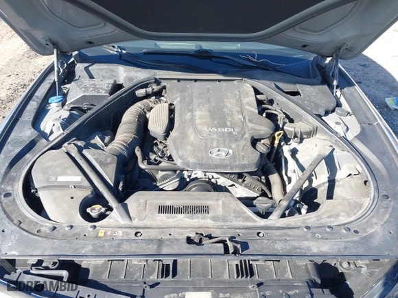 2016 Hyundai Genesis 3.8L with VIN KMHGN4JE3GU137577, listed as a IAAI auction lot 41599851 with 158,011 mi miles. Bid and sale history available at carsss.com. Image 10.