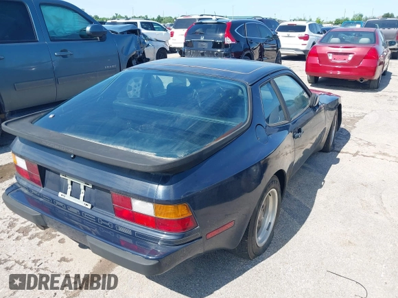 1984 Porsche 944 with VIN WP0AA0949EN457844, listed as a IAAI auction lot 42171136 with 60,211 mi miles and . Bid and sale history available at carsss.com. Image 4.