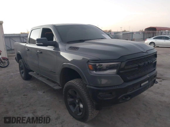 2020 Ram 1500 Big Horn with VIN 1C6SRFFT0LN380054, listed as a IAAI auction lot 41082003 with 112,434 mi miles and . Bid and sale history available at DreamBid. Image 1.
