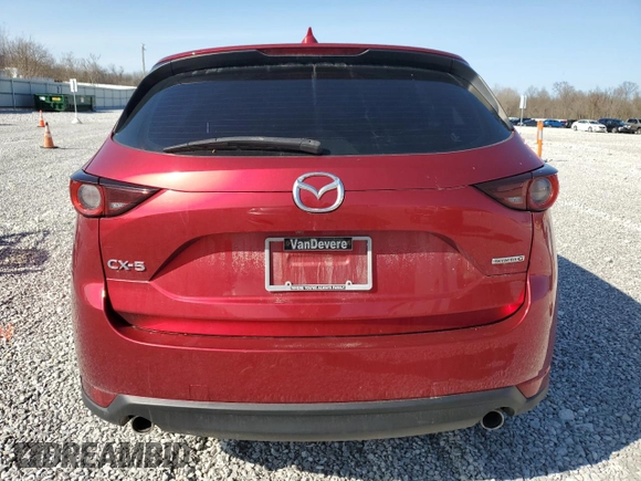2020 Mazda CX-5 Sport with VIN JM3KFABM5L0763270, listed as a Copart auction lot 50198665 with 0 mi miles and Salvage Title. Bid and sale history available at carsss.com. Image 6.