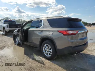 2019 Chevrolet Traverse LT Cloth z VIN 1GNERGKW4KJ183767, wystawiony jako Copart lot #56210095 z przebiegiem 57 225 mil mil oraz Szkoda całkowita • Salvage title. Historia ofert i sprzedaży dostępna na DreamBid. Obrazek 2.