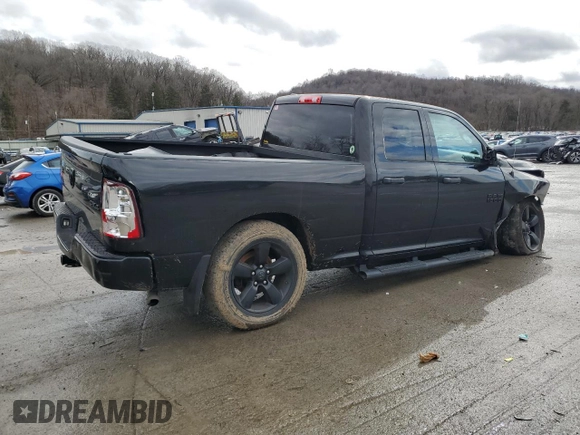 2017 Ram 1500 Express with VIN 1C6RR7FG5HS858128, listed as a Copart auction lot 46608235 with 60,577 mi miles and Salvage Title. Bid and sale history available at carsss.com. Image 3.