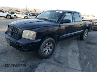 2006 Dodge Dakota SLT with VIN 1D7HE48N16S603974, listed as a Copart auction lot 81836154 with 234,299 mi miles and Salvage Title. Bid and sale history available at DreamBid. Image 1.