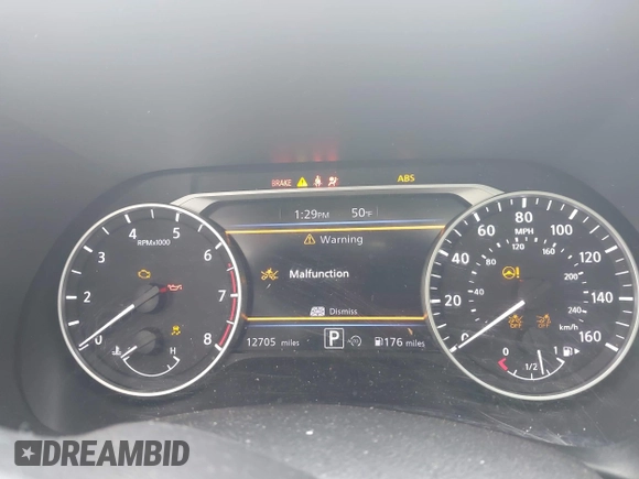 2024 Nissan Sentra SR with VIN 3N1AB8DVXRY296895, listed as a IAAI auction lot 42310278 with 12,705 mi miles and . Bid and sale history available at DreamBid. Image 7.