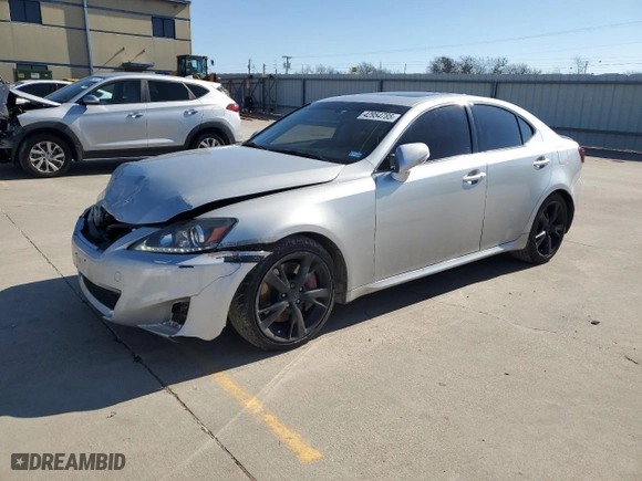 2011 Lexus IS 350 with VIN JTHBE5C20B5025313, listed as a Copart auction lot 42954785 with 228,880 mi miles and Salvage Title. Bid and sale history available at carsss.com. Image 1.