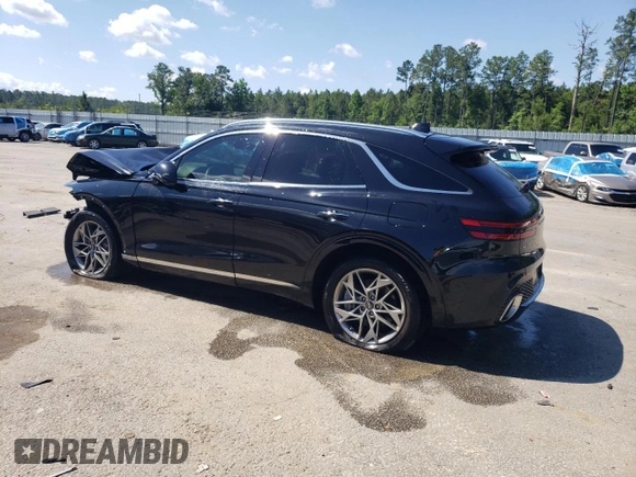 2024 Genesis GV70 2.5T with VIN 5NMMADTB3RH009680, listed as a Copart auction lot 56875265 with 10,588 mi miles and Salvage title. Bid and sale history available at DreamBid. Image 2.