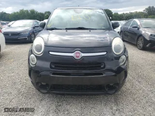 2014 FIAT 500L Trekking with VIN ZFBCFADH7EZ015764, listed as a Copart auction lot 73965314 with 0 mi miles and Salvage Title. Bid and sale history available at carsss.com. Image 5.