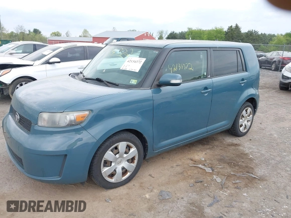 2008 Scion xB with VIN JTLKE50EX81005753, listed as a IAAI auction lot 42134372 with 180,218 mi miles. Bid and sale history available at carsss.com. Image 2.