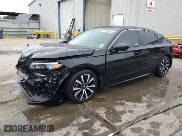2024 Honda Civic EX-L z VIN 19XFL1H74RE001908, wystawiony jako Copart lot #79726054 z przebiegiem 30 683 mil mil oraz Szkoda całkowita • Salvage title. Historia ofert i sprzedaży dostępna na DreamBid. Obrazek 1.