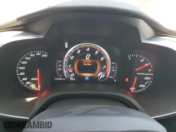 2016 Chevrolet Corvette 1LT with VIN 1G1YB2D72G5123224, listed as a Copart auction lot 52200185 with 121,893 mi miles and Clean title. Bid and sale history available at DreamBid. Image 9.