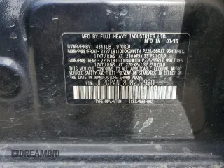 2016 Subaru Crosstrek Limited с VIN JF2GPANC8G8272960, выставлен на аукционе Copart как лот 52995395 с пробегом 177 943 миль миль и Чистый • Clean title. История ставок и продаж доступна на DreamBid. Изображение 13.