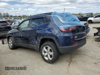 2018 Jeep Compass Latitude with VIN 3C4NJDBB1JT232944, listed as a Copart auction lot 49514104 with 108,402 mi miles and Salvage title. Bid and sale history available at DreamBid. Image 2.
