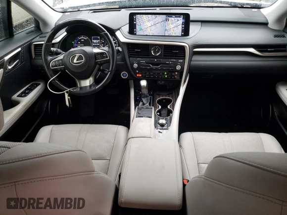 2020 Lexus RX with VIN 2T2JGMDA8LC047485, listed as a Copart auction lot 47638335 with 34,531 mi miles and Salvage Title. Bid and sale history available at carsss.com. Image 8.