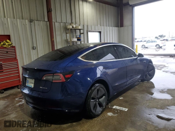 2018 Tesla Model 3 Long Range Battery with VIN 5YJ3E1EBXJF120356, listed as a Copart auction lot 87658175 with 34,119 mi miles and Salvage Title. Bid and sale history available at DreamBid. Image 3.