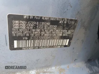 2011 Subaru Impreza Premium with VIN JF1GE6B66BH512845, listed as a Copart auction lot 57253125 with 211,356 mi miles and Salvage title. Bid and sale history available at DreamBid. Image 12.
