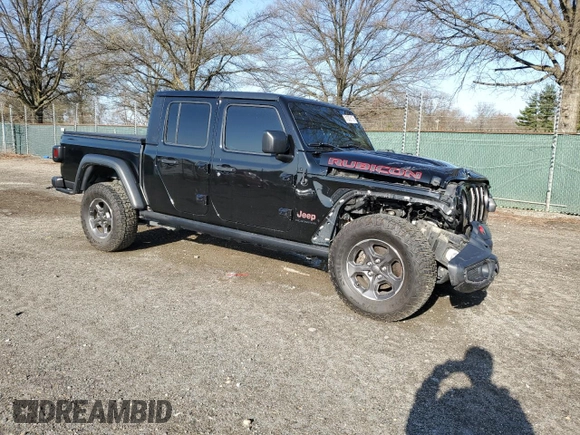 2020 Jeep Gladiator Rubicon z VIN 1C6JJTBG9LL184085, wystawiony jako Copart lot #51382115 z przebiegiem 83 375 mil mil oraz Szkoda całkowita • Salvage title. Historia ofert i sprzedaży dostępna na DreamBid. Obrazek 4.
