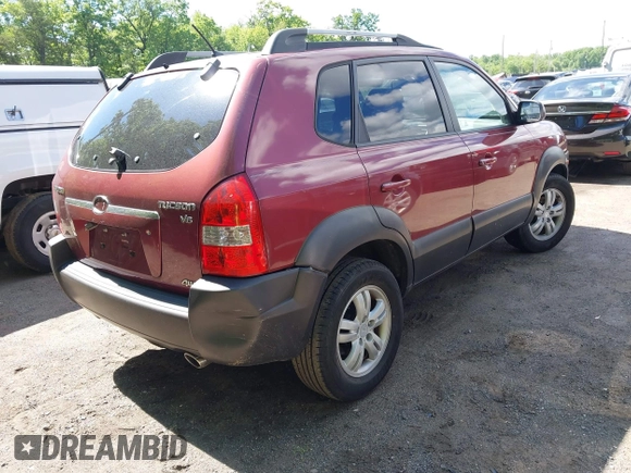2006 Hyundai Tucson GLS with VIN KM8JN72D16U377349, listed as a IAAI auction lot 42210073 with Not Provided miles and . Bid and sale history available at DreamBid. Image 4.