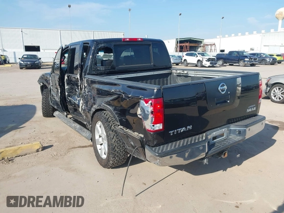 2008 Nissan Titan SE with VIN 1N6BA07D38N346909, listed as a IAAI auction lot 41678706 with 321,104 mi miles. Bid and sale history available at carsss.com. Image 3.
