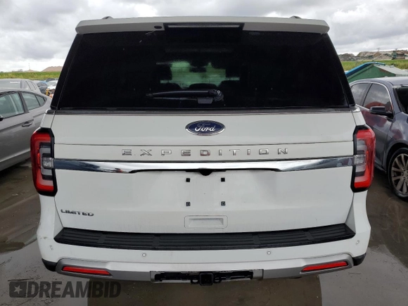 2022 Ford Expedition Limited with VIN 1FMJU1KT1NEA65497, listed as a Copart auction lot 86845984 with 60,422 mi miles and Non Repairable. Bid and sale history available at carsss.com. Image 6.