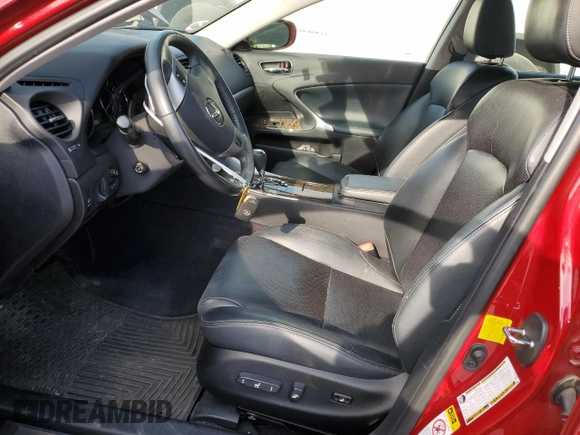 2011 Lexus IS 250 z VIN JTHCF5C25B5051696, wystawiony jako Copart lot #53704095 z przebiegiem 74 610 mil mil oraz Szkoda całkowita • Salvage title. Historia ofert i sprzedaży dostępna na DreamBid. Obrazek 7.