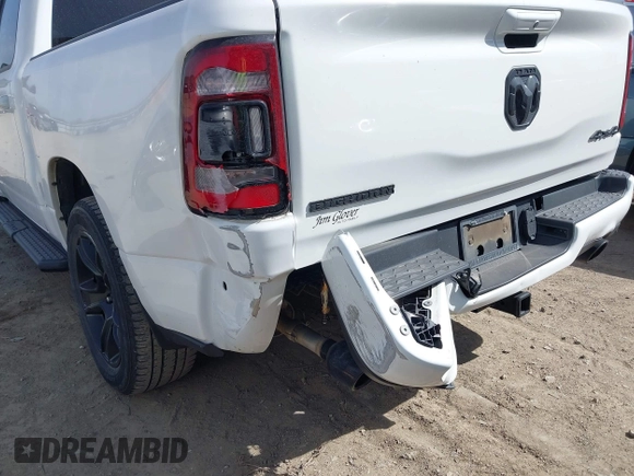 2021 Ram 1500 Big Horn with VIN 1C6SRFFT0MN521027, listed as a IAAI auction lot 41830596 with 55,013 mi miles and . Bid and sale history available at DreamBid. Image 19.