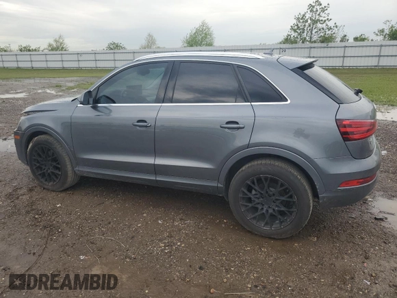 2015 Audi Q3 2.0T Premium Plus with VIN WA1EFCFS8FR000535, listed as a Copart auction lot 50713485 with 75,908 mi miles and Salvage Title. Bid and sale history available at carsss.com. Image 2.