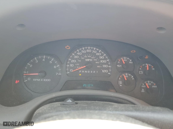 2007 Chevrolet TrailBlazer LS with VIN 1GNDS13S272302331, listed as a Copart auction lot 53355685 with 201,074 mi miles and Salvage Title. Bid and sale history available at carsss.com. Image 9.